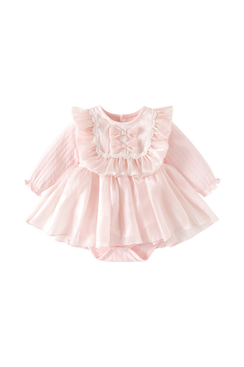 OEM Baby dress with matching bonnet