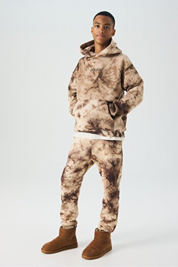 H&M Baskılı Sweatshirt Jogger Pantolon