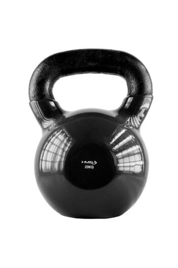 Other KEVETTLEBELL KNV20 NEGRU DIN FONTĂ, ACOPERIȚI CU VINIL, HMS
