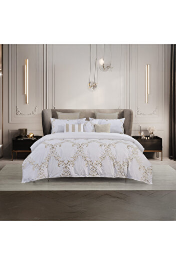 Orange Bed & Bath Vanloo | 100% Cotton Double 11-Piece Duvet Set