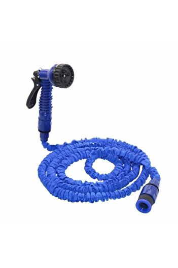 OEM Expandable Garden Hose ILOGi, 65 M + Spray Gun, Blue