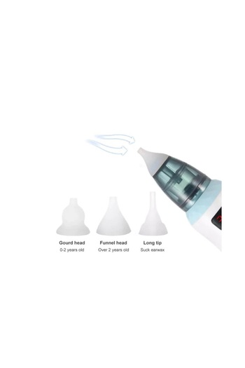 viMAG Electric Nasal Aspirator, Portable, Suitable for Babies, Gentle Fluid Suction, Green/White,