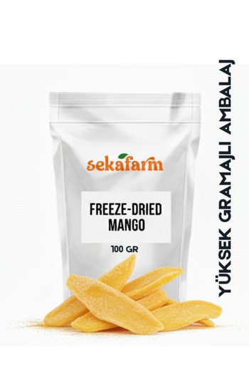 sekafarm Freeze Dry Mango, Freeze-Dried Mango 100 Gr