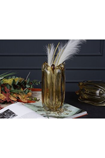 Sembol Meyrix Glass Vase 17X17X28 cm
