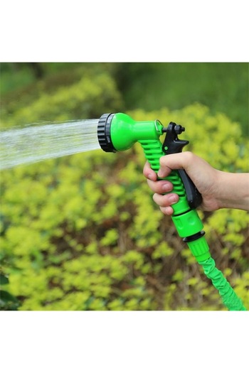 Palmonix Retractable Hose and Spray Gun, Polyester Material, Maximum Length 60m