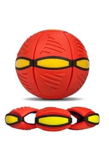 OEM Transformable Flying Ball into Disc, Junior Phlat Ball, Red