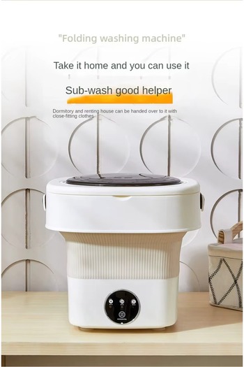 Hope Portable Mini Foldable Washing Machine, Baby Clothes and Underwear Washing Machine