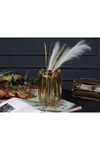 Sembol Meyrix Glass Vase 17X17X23 cm