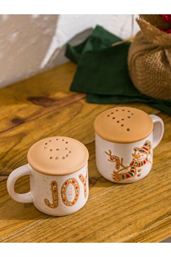 LC Waikiki Salt and Pepper Shaker Set with Mug Figure (W5)