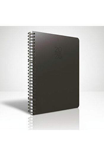 Gıpta 2026 Spiral Bound Hardcover Daily Agenda20X28-Turkish-English-Russian-Romance-