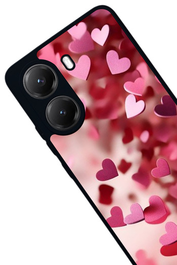 Aksel Kılıf Xiaomi Poco X7 Pro Compatible Printed, Matte Black, Soft Silicone, Protective, Shock-Absorbing Cover, Case