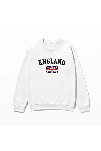 SVART WEAR Світшот England з принтом 100% бавовна Oversize Модний вишуканий кумедний світшот з принтом
