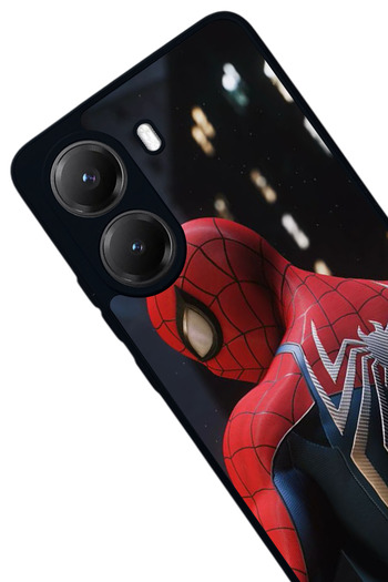 Aksel Kılıf Xiaomi Poco X7 Pro Compatible Printed, Matte Black, Soft Silicone, Protective, Shock-Absorbing Cover, Case