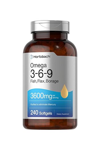 Horbaach Omega 3-6-9 3600mg 240 softgels