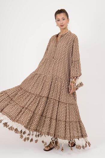 Park Moda AN10384 ΦΟΡΕΜΑ ΜΑΡΙΝΑΣ ΜΕ ΛΕΠΤΟΜΕΡΗ ΦΟΥΝΤΑ