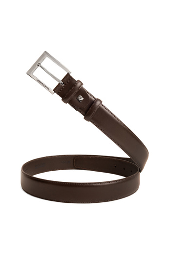 Pierre Cardin Brown Leather Men's Belt (Width 3.5 cm) Pck02009K4A