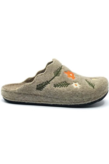KOCAMANLAR Bento K-9561 Home Slippers Orthopedic Women's Slippers Beige