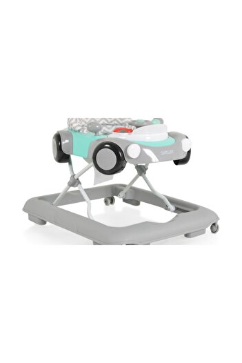 Cangaroo Baby Walker Shelby Mint, 360-degree Rotating Front Wheels, Compact Folding, and Musical Fun