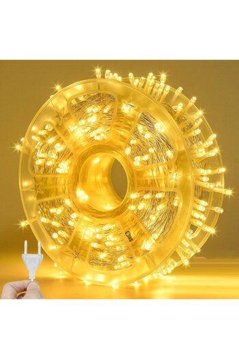 OEM Christmas LED Light String, 50m Length, 400 LEDs, Indoor/Outdoor, 8 Lighting Modes, Transparent