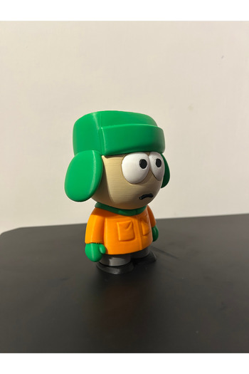 HasFar Tech Kyle - South Park Green Hat Decorative Figure – 3D Printed Collectible Figurine