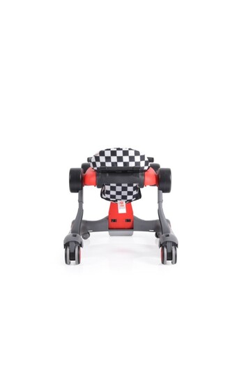 Cangaroo Baby Walker and Push Walker Daytonna 2 in 1 Red, 360° Rotating Front Wheels