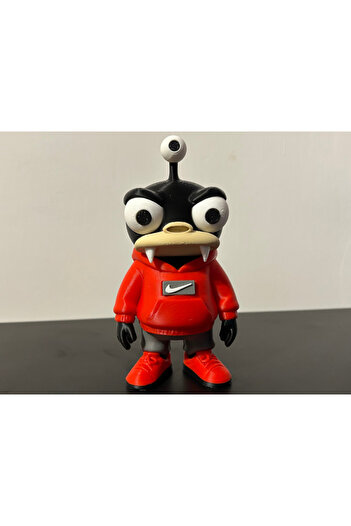 HasFar Tech Mordicchio Red Sweatshirt Monster Figure – Decorative 3D Printing Collectible Figurine