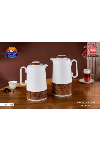 royal_camel Wooden tea and coffee thermos set