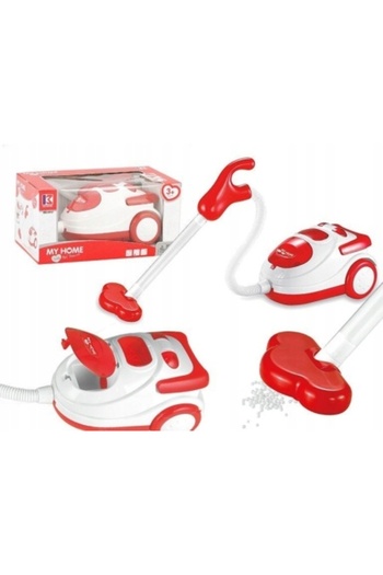MalPlay Interactive Toy Vacuum Cleaner White/Red