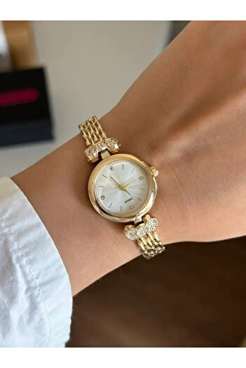 RoseandRoses Mahre Minimal Women's Wristwatch Gold (White Dial)