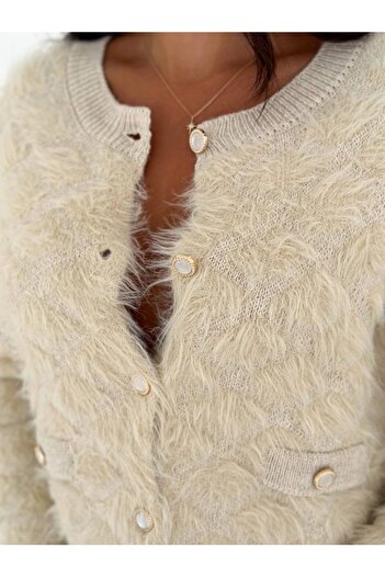 ABBA Women's Buttoned Knitwear Cardigan