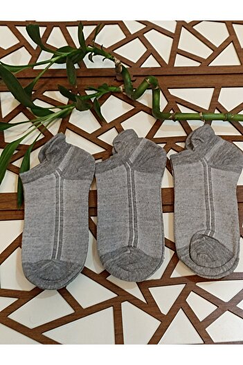 Rocks For Bamboo Patterned Seamless Premium Women's 3-Piece Booties Socks