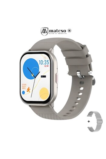 matcso by CSM 4U PRODUCTS® Ceas inteligent, matcso de la CSM 4U PRODUCTS, SWTZL99J, apeluri Bluetooth, ecran de 2,01", notificări