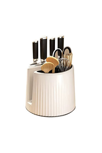 OEM Plastic cutlery holder, 360 degree rotating holder, multifunctional door organizer