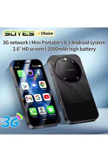 SOYES Clearance - F8 Pro Max Mini Smartphone with Android 8.1, 3.0-inch Display, 2000mAh Battery