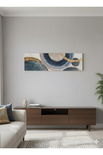 seasons box Stylish circular wall panel with distinctive colors - 150 x 50 cm