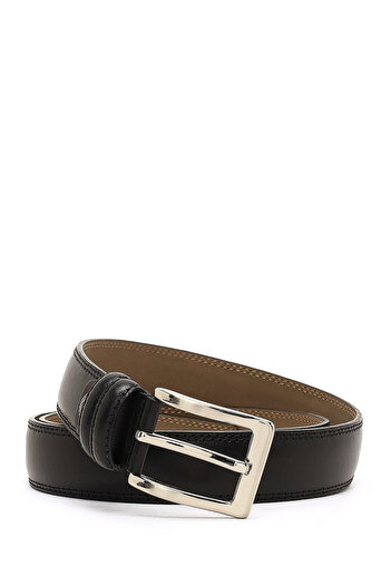 Derimod Men's Black Leather Belt 000A2D1305818