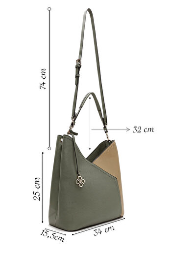 Derimod Women's Green Short and Long Strap Shoulder Bag 25Wbd284518