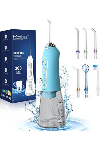 h2ofloss H2OFLOS Portable Cordless Water Flosser with 5 Modes, IPX7 Waterproof