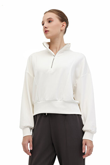 lumberjack Wl Denil Yog1-9 5Pr Ecru Women's Sweatshirt
