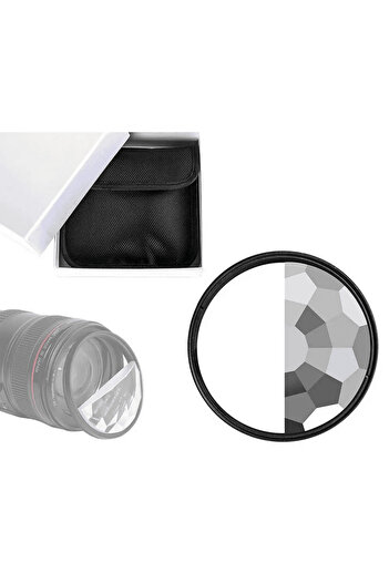 Generic 77mm Fractal Kaleidoscope Filter Refraction Multiple Images FF035