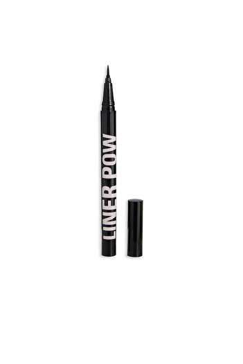 MAKEUP REVOLUTION Liner Pow Flüssiger Eyeliner #schwarz Revolution Make Up 0,5 ml