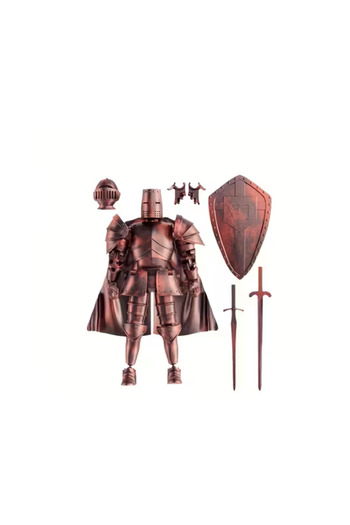 VeliumCraft Medieval knight, VeliumCraft, 14x13 in armor, composed of skeleton and equipment, ABS, red