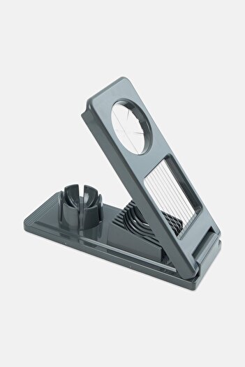 Bombay 2 In 1 Egg Slicer Stainless Steel Blades, Dark Grey