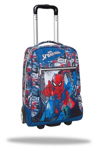 Patio Spiderman trolley, telescopic handle, 2 compartments, padded back, ergonomic straps, 48x36x25