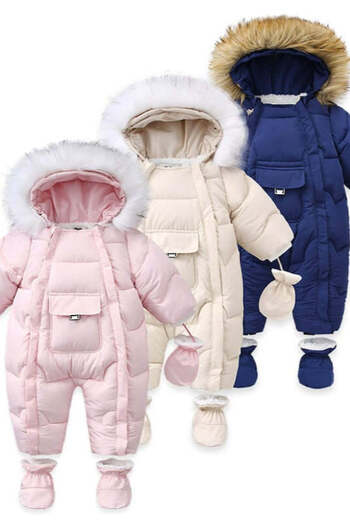 OEM Thick winter overalls for babies