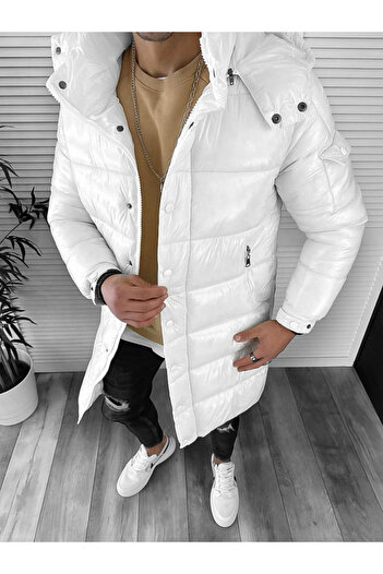 dehaine Men's winter jacket, long casual, 5132
