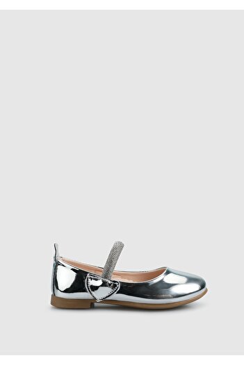 Kiddo Silver Girls' Shoes