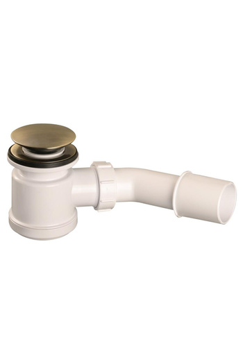 Other Click-clack shower siphon 50 mm, antique brass color