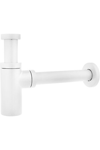 Other Bottle sink siphon, brass, white, 5/4"