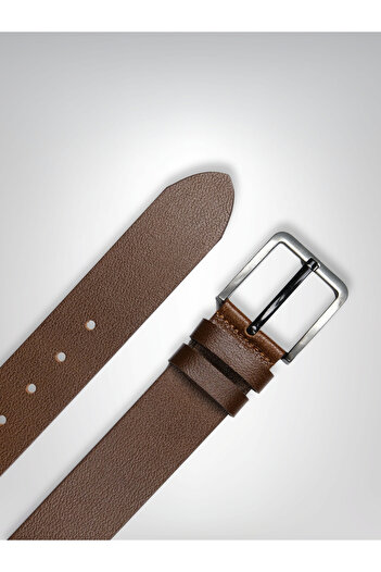 MFT Leather Design Genuine Leather Belt - Premium Calf Leather - Hazelnut, 4 Cm, |   8917K